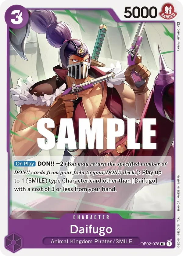 Daifugo #OP02-078 Paramount War One Piece card