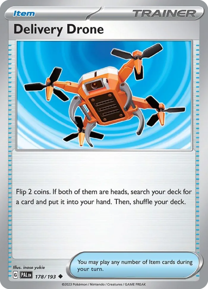 Delivery Drone #178 Paldea Evolved Pokemon card