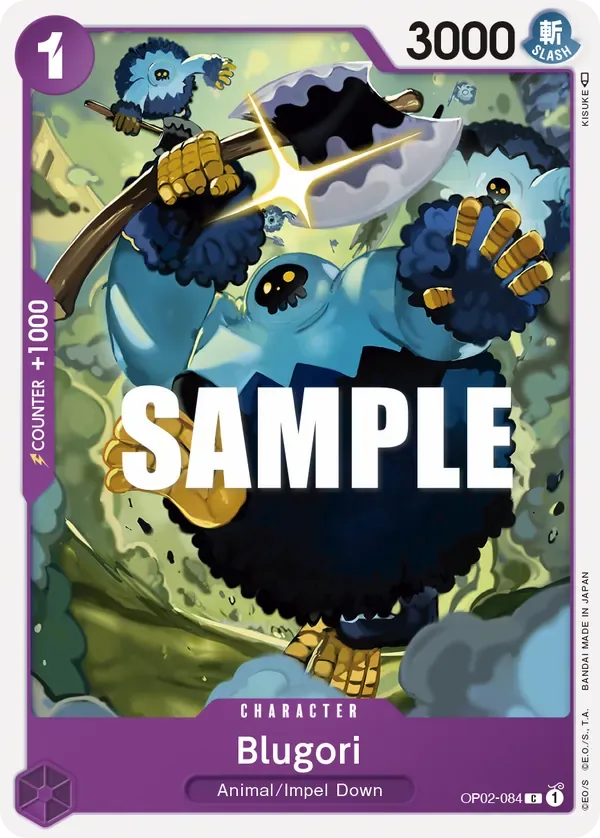 Blugori #OP02-084 Paramount War One Piece card