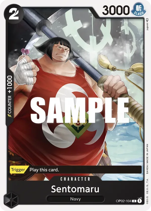 Sentomaru #OP02-104 Paramount War One Piece card