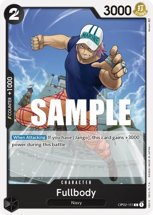Fullbody #OP02-111 Paramount War One Piece card