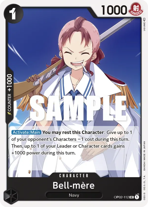 Bell-mère #OP02-112 Paramount War One Piece card