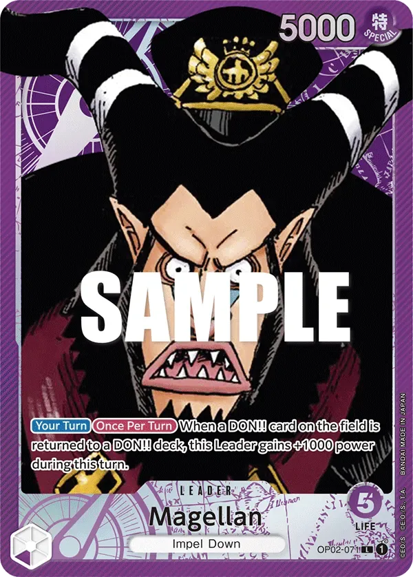 Magellan #OP02-071 Paramount War One Piece card