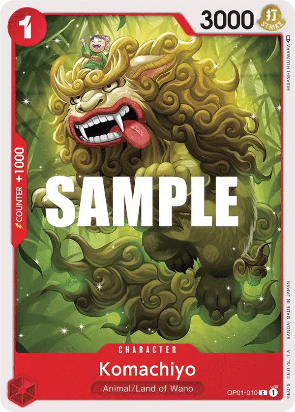 Komachiyo #OP01-010 Romance Dawn One Piece card