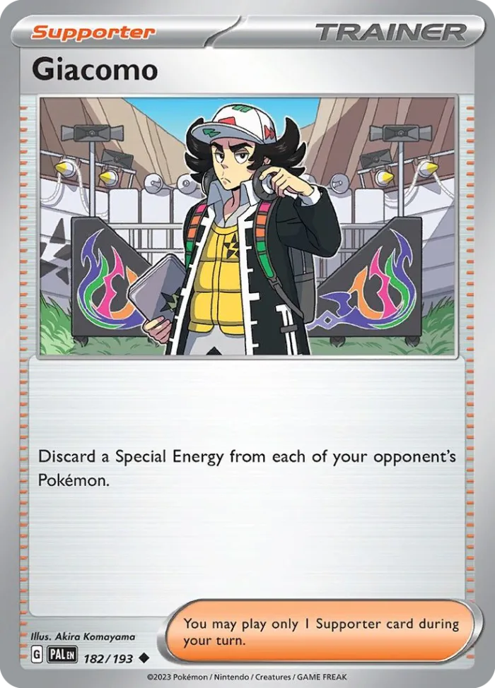 Giacomo #182 Paldea Evolved Pokemon card