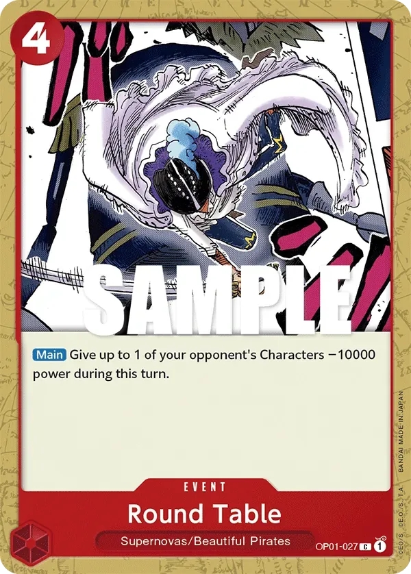 Round Table #OP01-027 Romance Dawn One Piece card