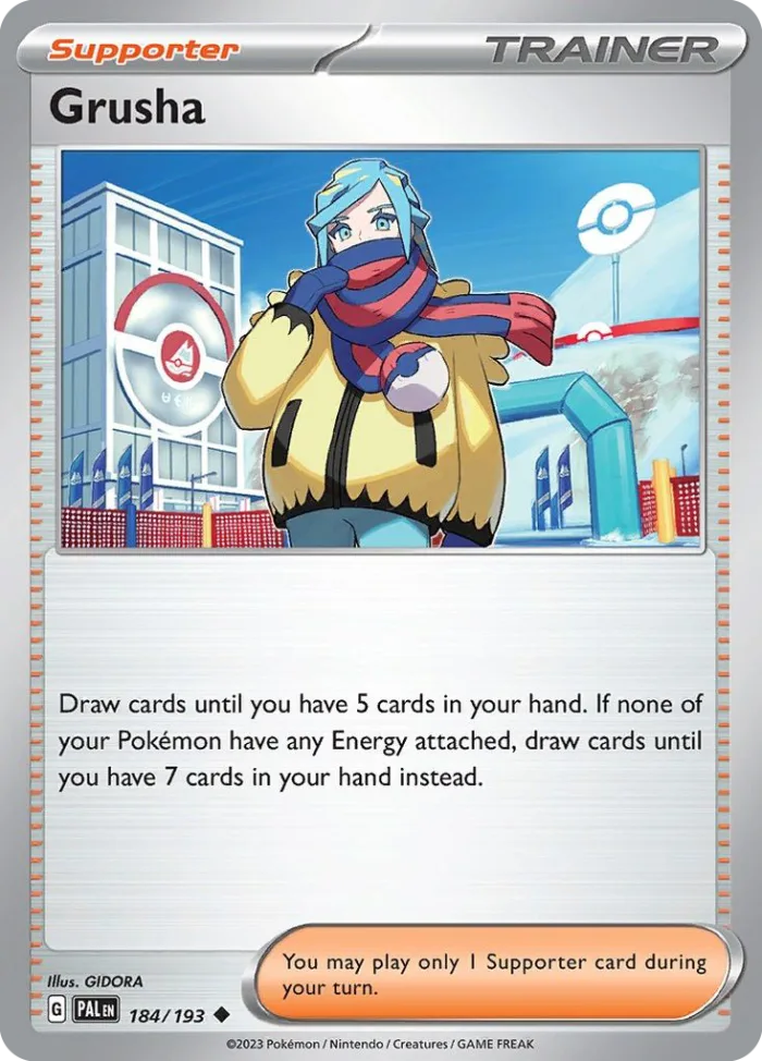 Grusha #184 Paldea Evolved Pokemon card