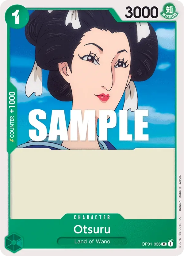 Otsuru #OP01-036 Romance Dawn One Piece card
