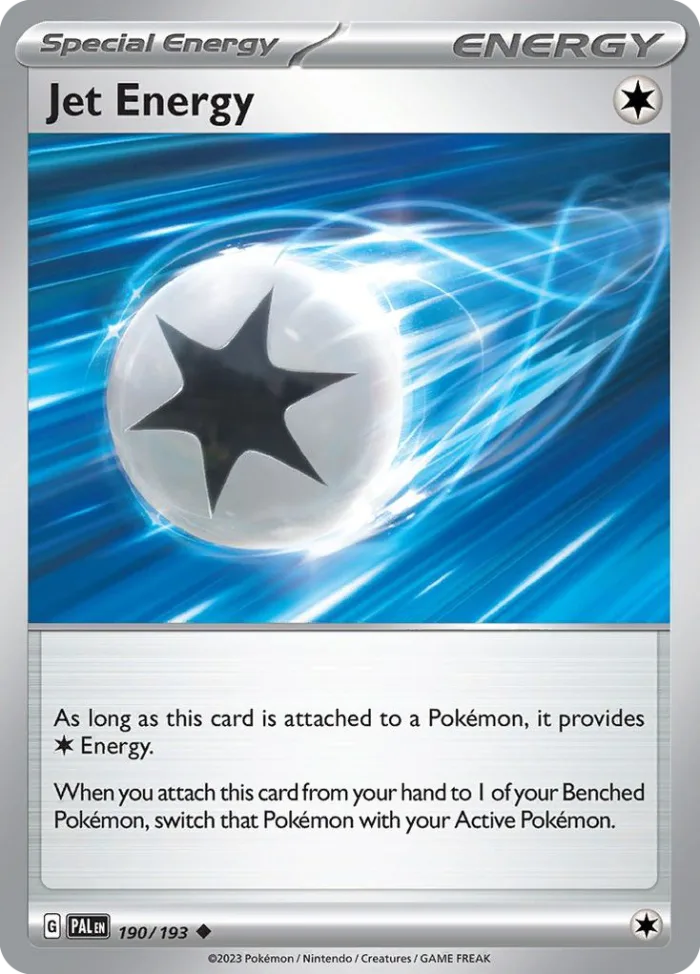 Jet Energy #190 Paldea Evolved Pokemon card