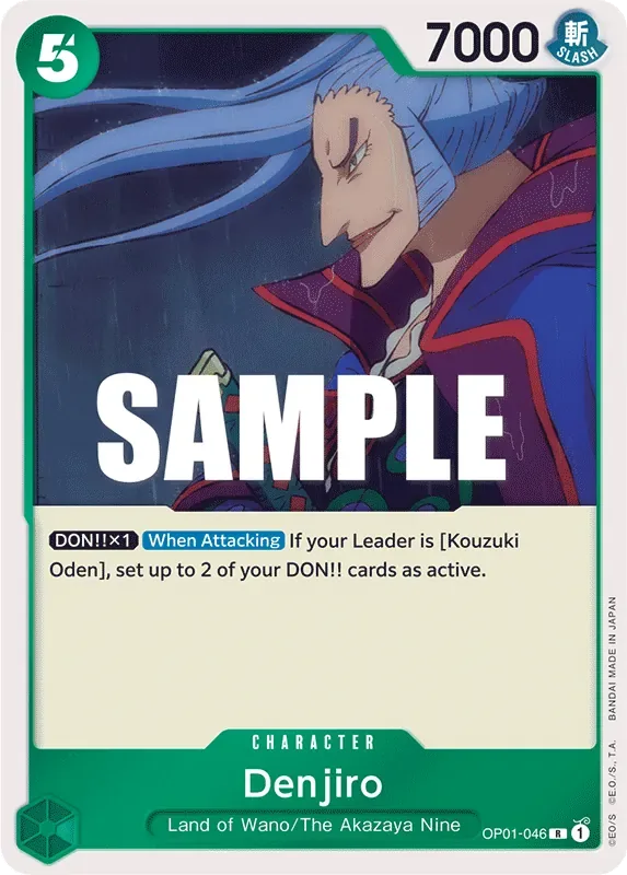 Denjiro #OP01-046 Romance Dawn One Piece card