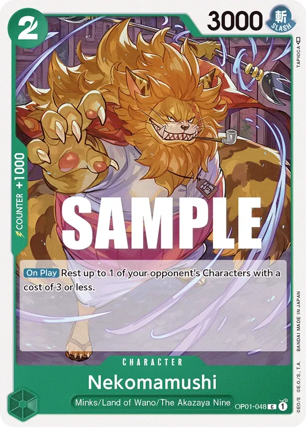 Nekomamushi #OP01-048 Romance Dawn One Piece card