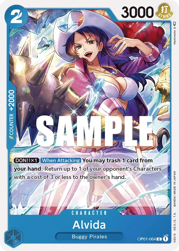 Alvida #OP01-064 Romance Dawn One Piece card