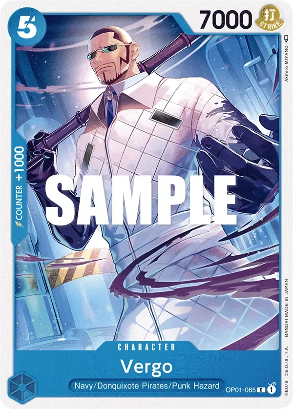 Vergo #OP01-065 Romance Dawn One Piece card
