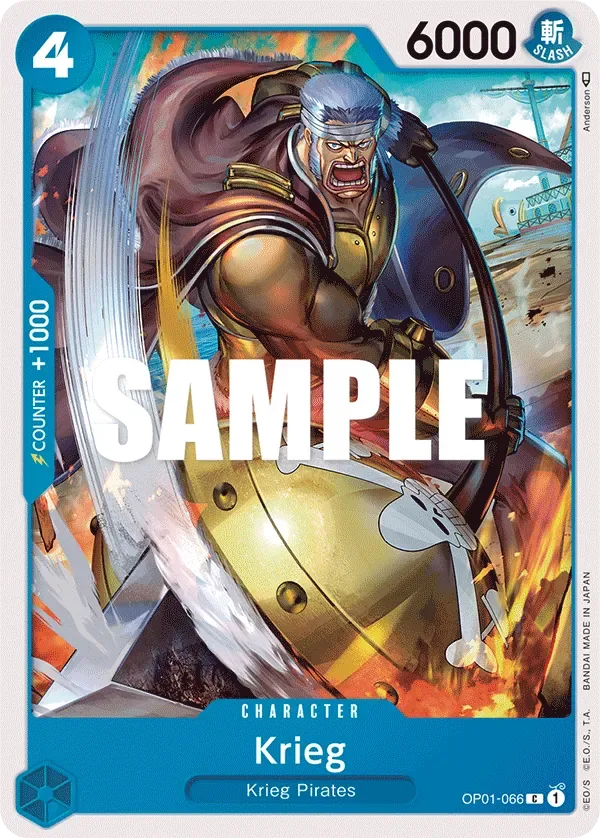 Krieg #OP01-066 Romance Dawn One Piece card