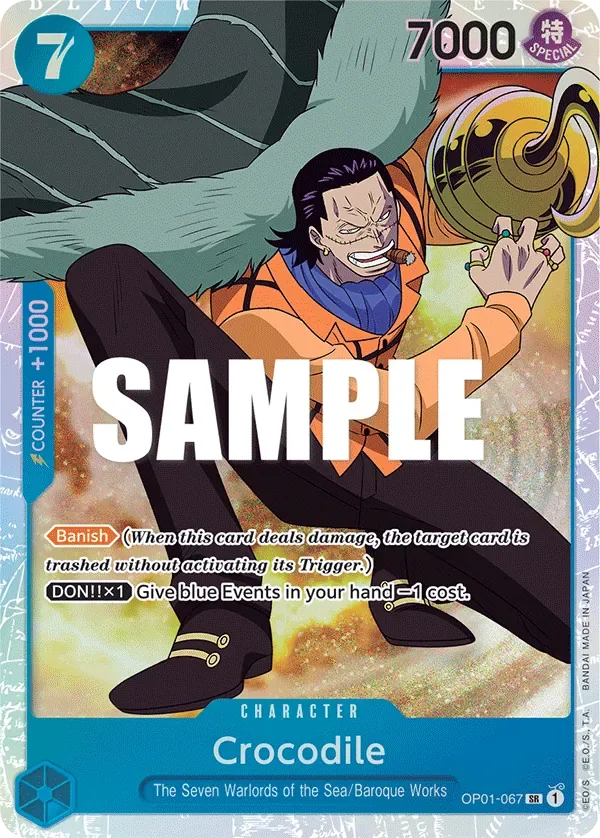Crocodile #OP01-067 Romance Dawn One Piece card