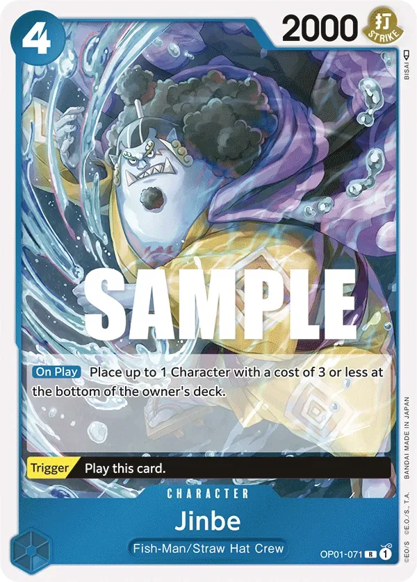 Jinbe #OP01-071 Romance Dawn One Piece card