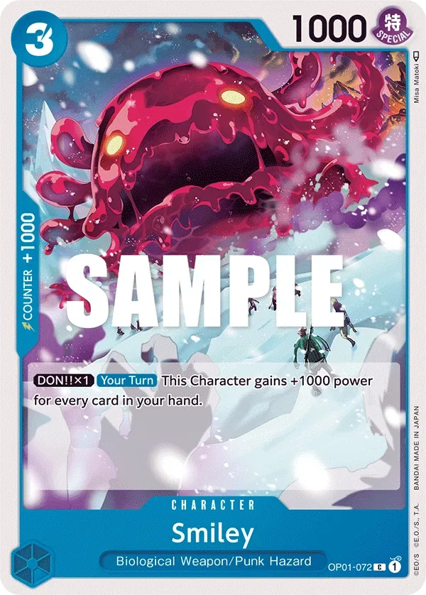 Smiley #OP01-072 Romance Dawn One Piece card