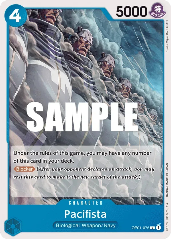 Pacifista #OP01-075 Romance Dawn One Piece card
