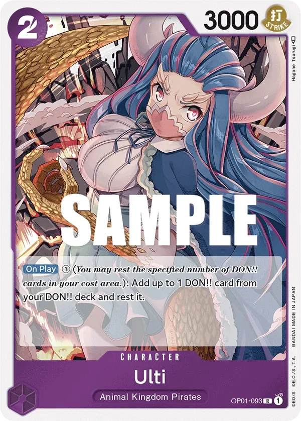 Ulti #OP01-093 Romance Dawn One Piece card