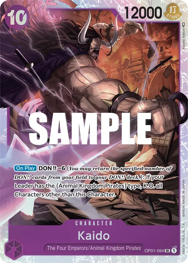Kaido #OP01-094 Romance Dawn One Piece card