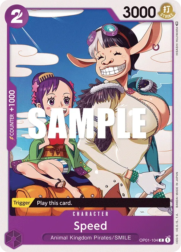 Speed #OP01-104 Romance Dawn One Piece card