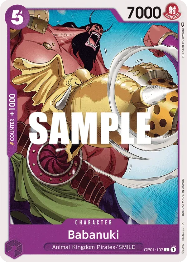 Babanuki #OP01-107 Romance Dawn One Piece card
