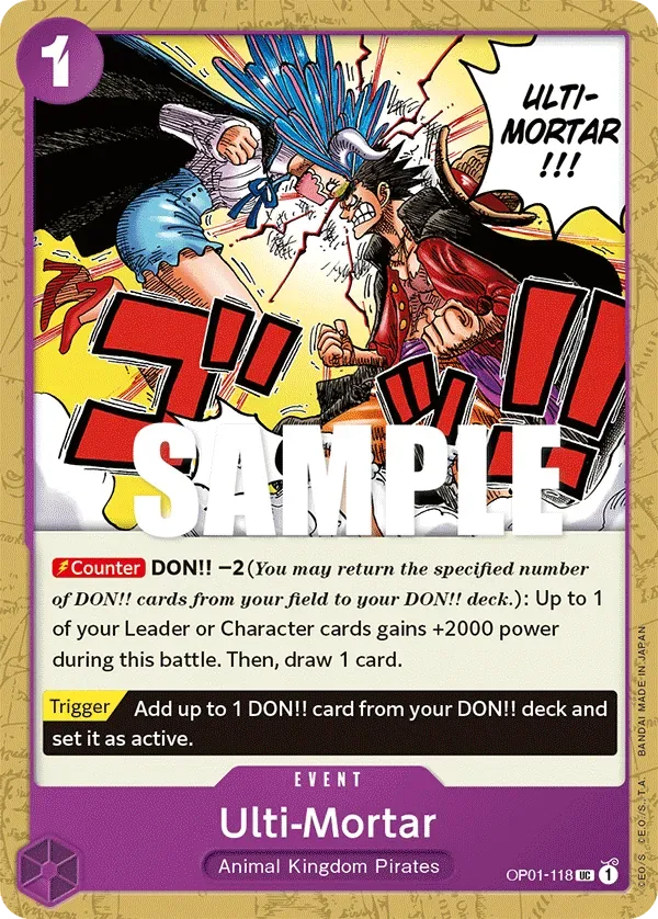 Ulti-Mortar #OP01-118 Romance Dawn One Piece card