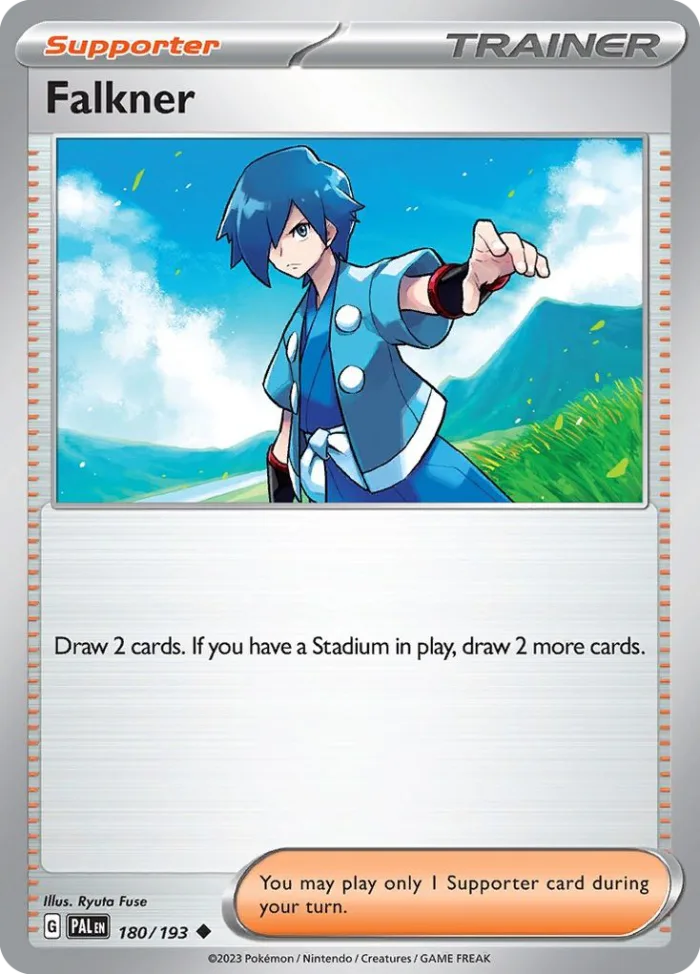 Falkner #180 Paldea Evolved Pokemon card