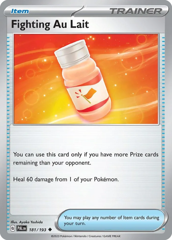 Fighting Au Lait #181 Paldea Evolved Pokemon card