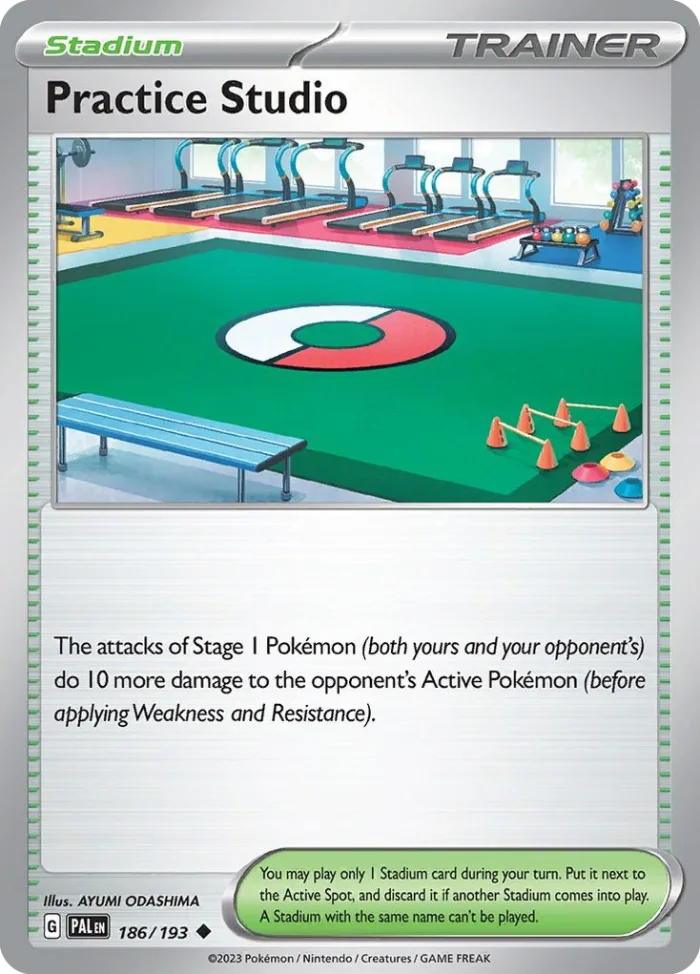 Practice Studio #186 Paldea Evolved Pokemon card