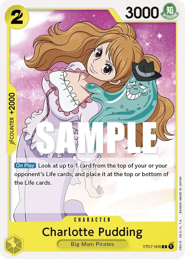 Charlotte Pudding #ST07-008 Big Mom Pirates One Piece card