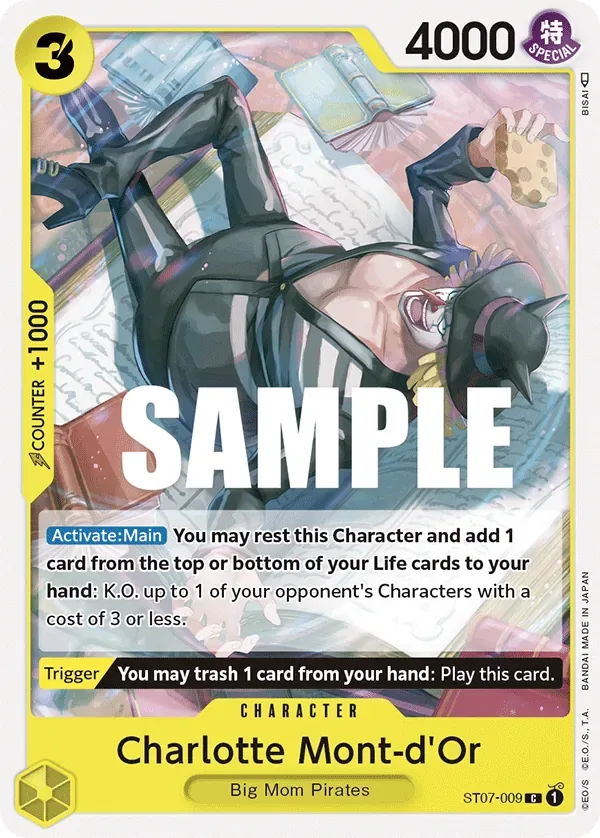 Charlotte Mont-d'or #ST07-009 Big Mom Pirates One Piece card