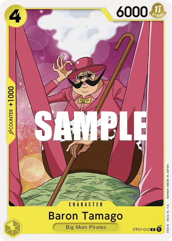 Baron Tamago #ST07-012 Big Mom Pirates One Piece card