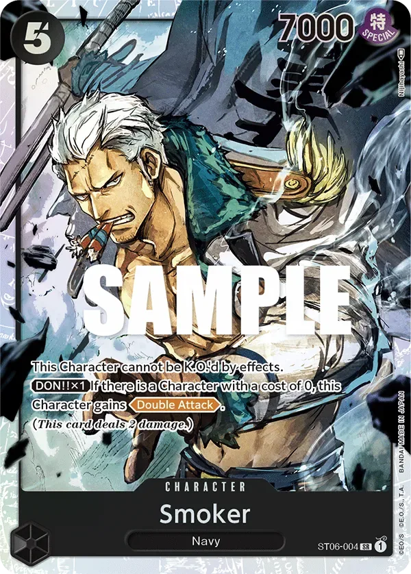 Smoker #ST06-004 Absolute Justice One Piece card