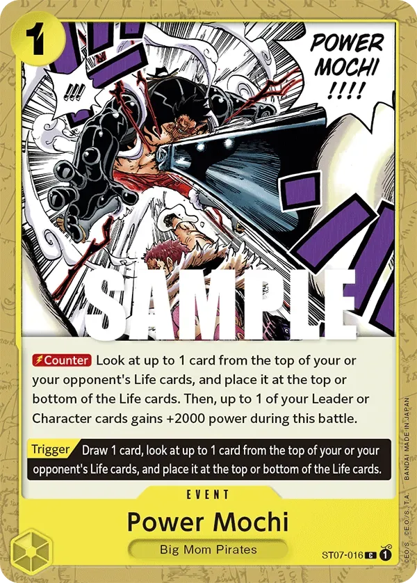 Power Mochi #ST07-016 Big Mom Pirates One Piece card