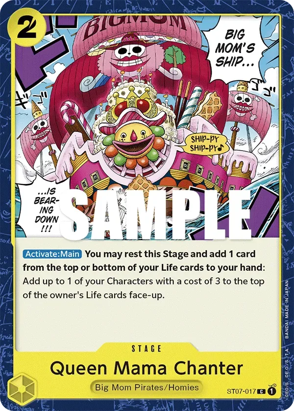 Queen Mama Chanter #ST07-017 Big Mom Pirates One Piece card