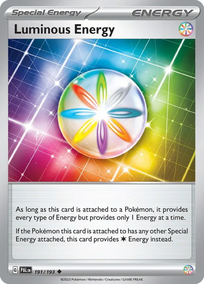 Luminous Energy #191 Paldea Evolved Pokemon card