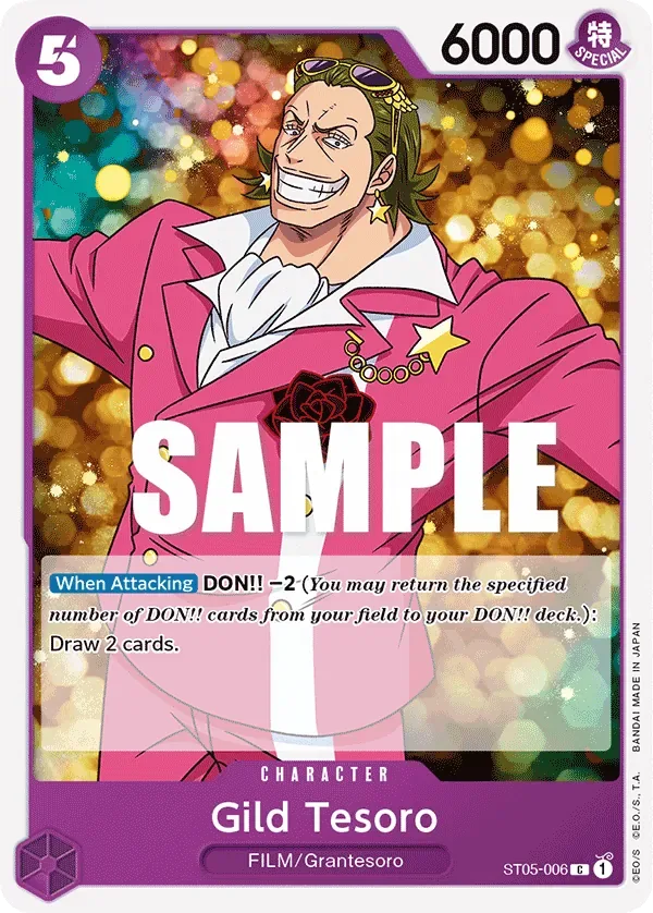 Gild Tesoro #ST05-006 ONE PIECE FILM edition One Piece card