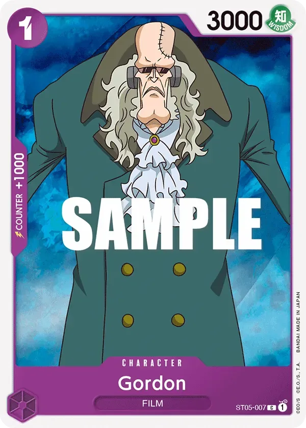Gordon #ST05-007 ONE PIECE FILM edition One Piece card