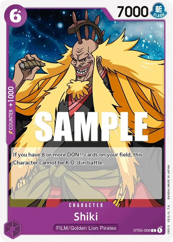 Shiki #ST05-008 ONE PIECE FILM edition One Piece card