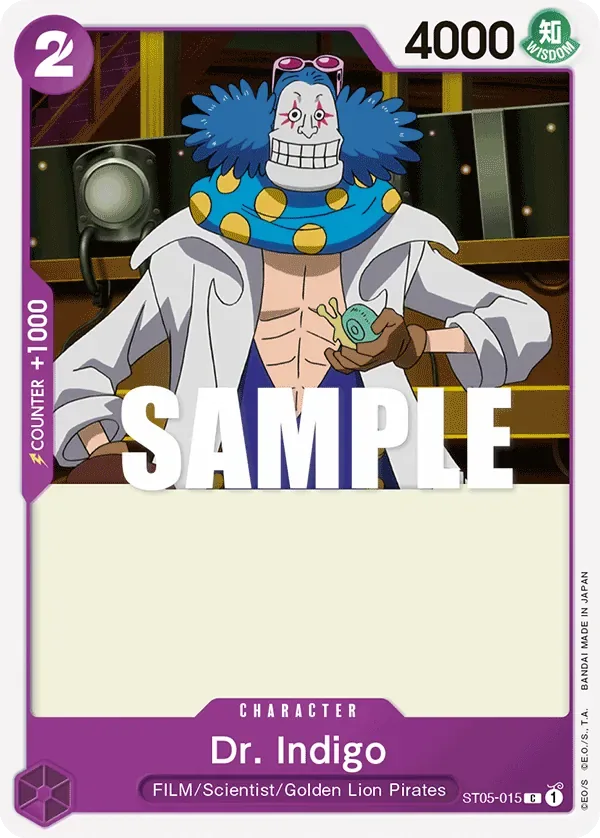 Dr. Indigo #ST05-015 ONE PIECE FILM edition One Piece card