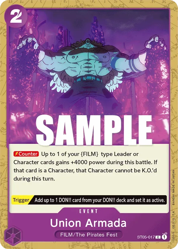 Union Armada #ST05-017 ONE PIECE FILM edition One Piece card
