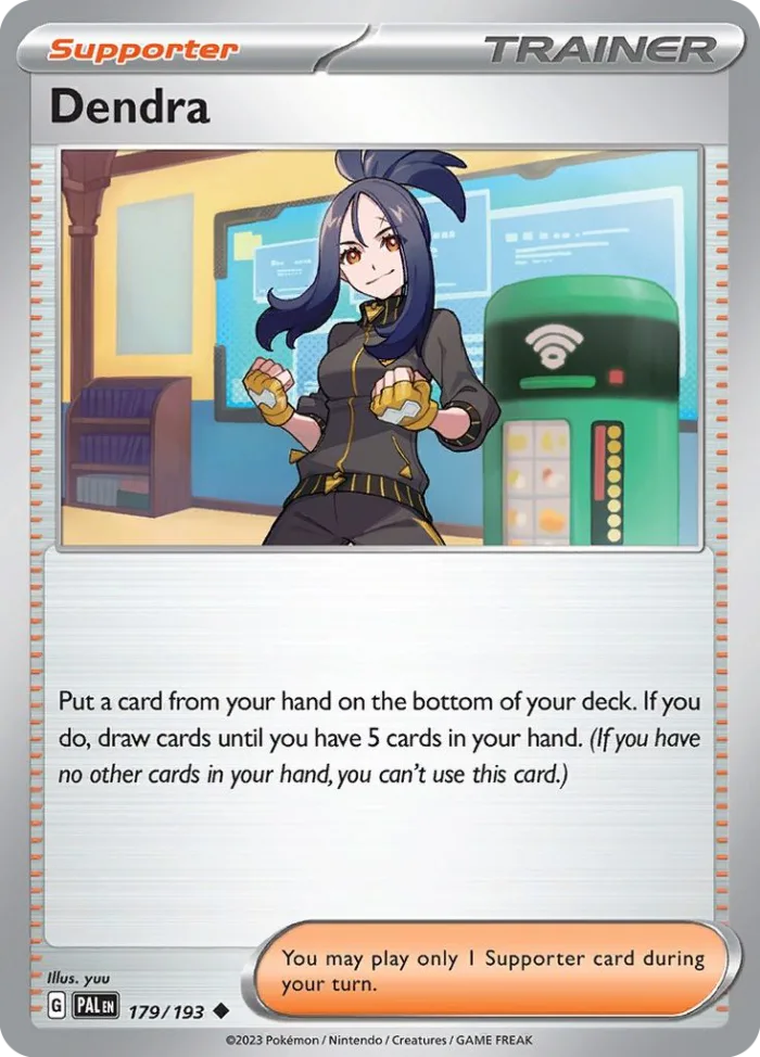 Dendra #179 Paldea Evolved Pokemon card