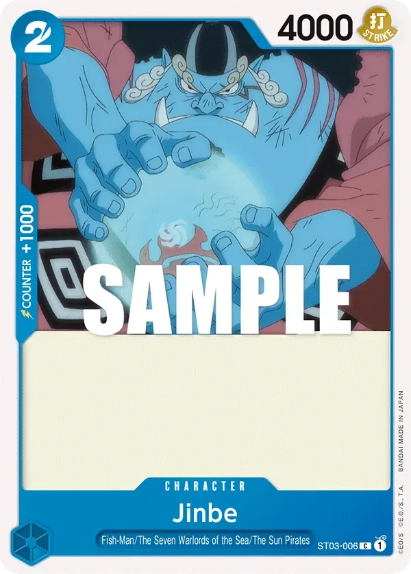 Jinbe #ST03-006 The Seven Warlords of the Sea One Piece card