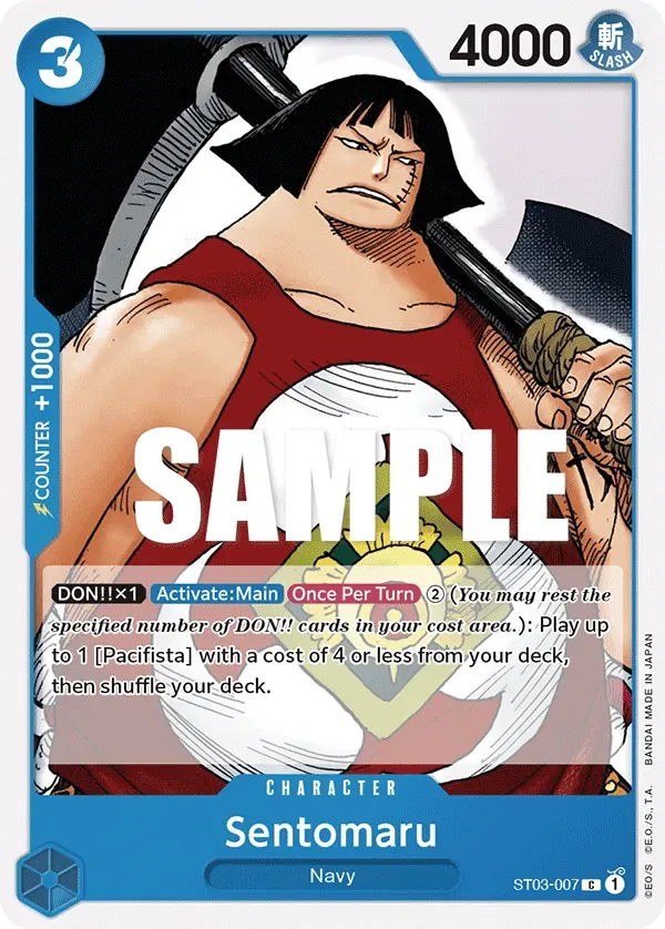 Sentomaru #ST03-007 The Seven Warlords of the Sea One Piece card