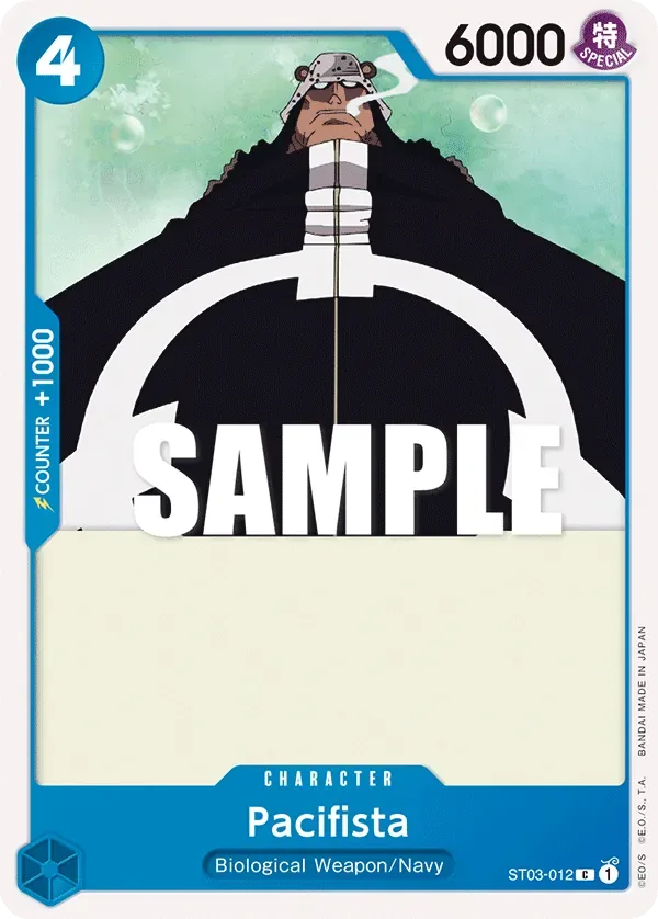 Pacifista #ST03-012 The Seven Warlords of the Sea One Piece card