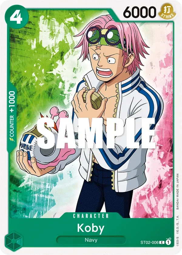 Koby #ST02-006 Worst Generation One Piece card