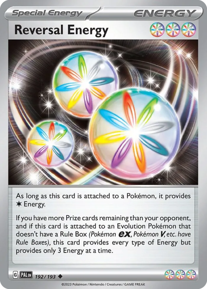 Reversal Energy #192 Paldea Evolved Pokemon card