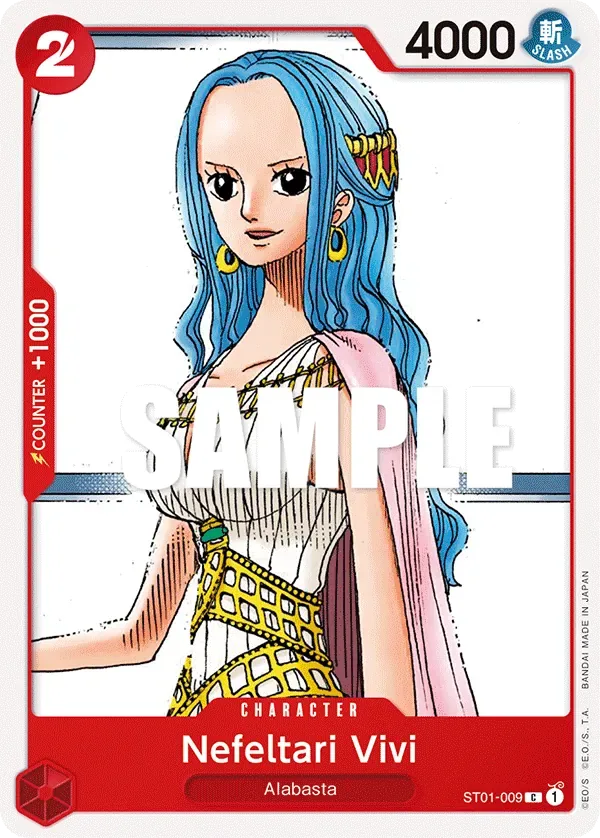 Nefeltari Vivi #ST01-009 Straw Hat Crew One Piece card