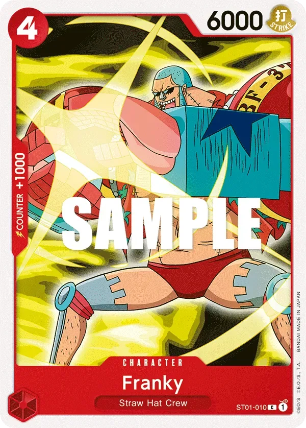 Franky #ST01-010 Straw Hat Crew One Piece card